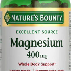 Natures Bounty Magnésio 400 Mg, 75 Cápsulas Gelatinosas