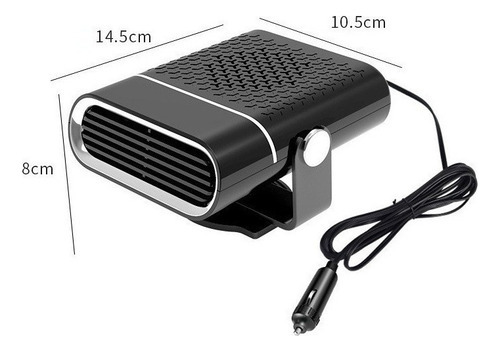 J Ventilador Portátil Do Aquecedor De Ar Do Carro Gira Fr - Imagem 5