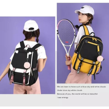 Mochila De Grande Capacidade 2024 New Series Stitch W1 - Imagem 12