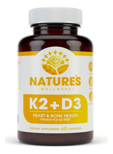 Vitamina K2 (mk7) Com Suplemento D3 Para Melhor Absorção - S