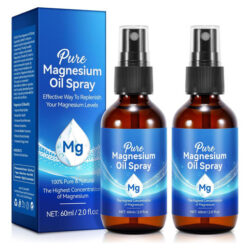 Spray De Magnésio 2 Pacote, Óleo De Magnésio Para Pés, Corpo
