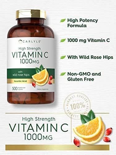 Vitamina C Carlyle 1000 Mg 500 Comprimidos - Imagem 3