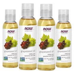 Óleo De Semente De Uva 118ml Now Foods Grapeseed Oil 4un