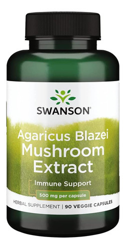Extrato De Cogumelo Agaricus Blazei 500 Mg 90 Cápsulas