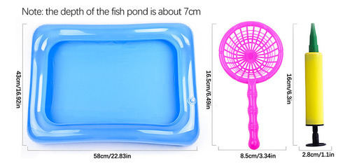 Jogo De Pesca Magnética Summer Toy Conjunto De Piscina De 24 - Imagem 4