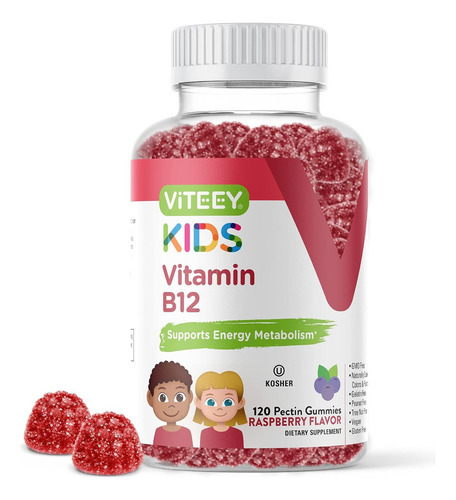 Vitamina B12 Para Gomas Infantis, 1000mcg - Metabolismo, Sup