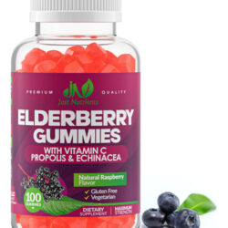 Suplemento Just Nutrients Elderberry Sambucus Gummies 100ct