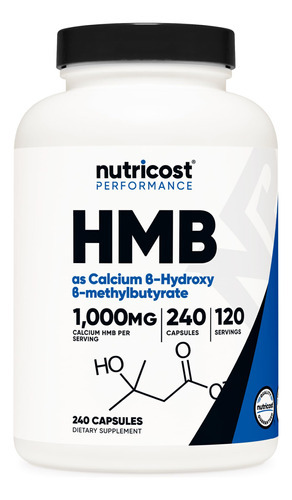 Suplemento Nutricost Hmb (beta-hidroxi Beta-metilbutirato)