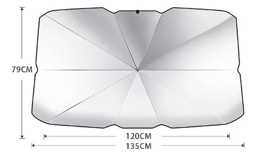 Sun Shade Umbrella Shade Car Para-brisa Su-n Cover Car - Imagem 4