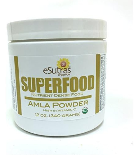 Amla Em Pó Orgânico 12 Onças, 30 Porções Vitamina C Natural - Imagem 2