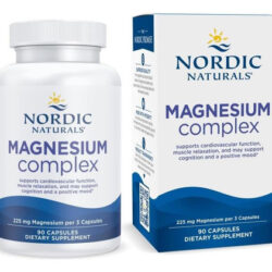 Complexo De Magnésio Nordic Naturals - 90 Cápsulas - 225 Mg