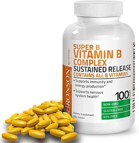 Bronson Super B Vitamina B Complexo De Liberação Lenta Sust - Imagem 5