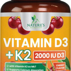Suplemento De Vitamina D3 + K2, Fórmula 2 Em 1 Com Mk-7 - P