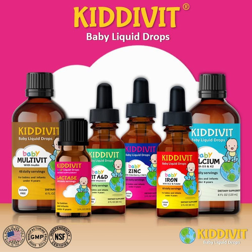 Gotas Líquidas Kiddivit Baby Vitamin A&d Com Vitamina E - 6 - Imagem 6