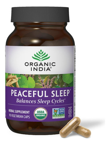 Suplemento De Ervas Para Sono Pacífico Da Organic India - Su