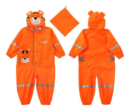 Capa De Chuva Infantil Capa Impermeável Poncho Fato De Chuva - Imagem 7