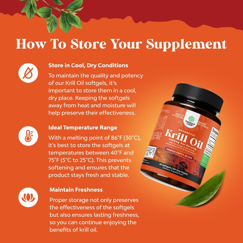 Óleo De Krill Antártico, 2000 Mg, Cápsulas Moles Por Dia - Imagem 2