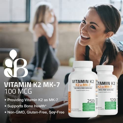 Vitamina K2 Bronson 100mcg 120 Cápsulas - Imagem 3
