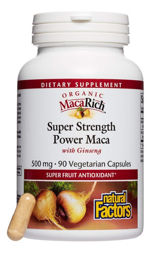 Macarich Por Fatores Naturais, Super Strength Power Maca, Su - Imagem 6