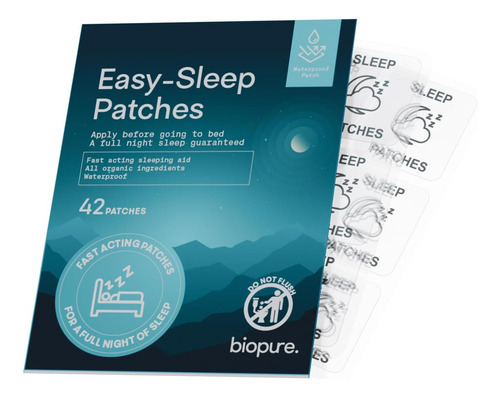 Adesivos Para Dormir Biopure - 42 Adesivos | Fita De Sono Pr