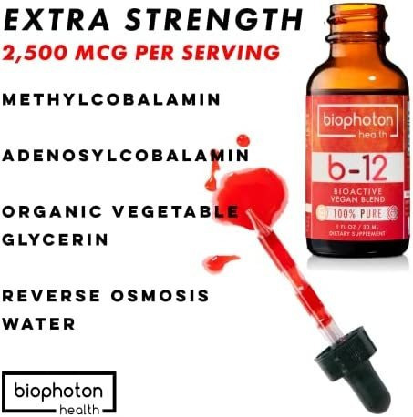 Biophoton Health Vitamin B12 Bioactive Methyl Blend - Liquid - Imagem 2