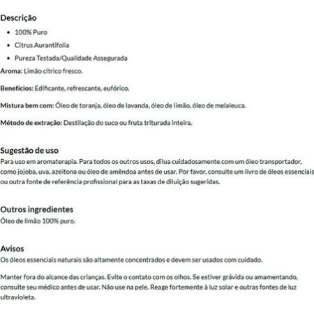 Óleo De Limão Now Foods 30ml Puro Importado - Imagem 4