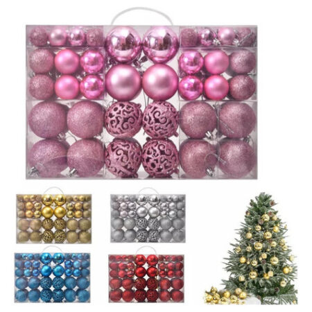 Conjunto De 100 Esferas De Decoração De Natal De Estilo Mist - Imagem 22