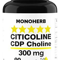 Monoherb Citicolina Cdp Colina 300 Mg Por Cápsula - 90 Cápsu