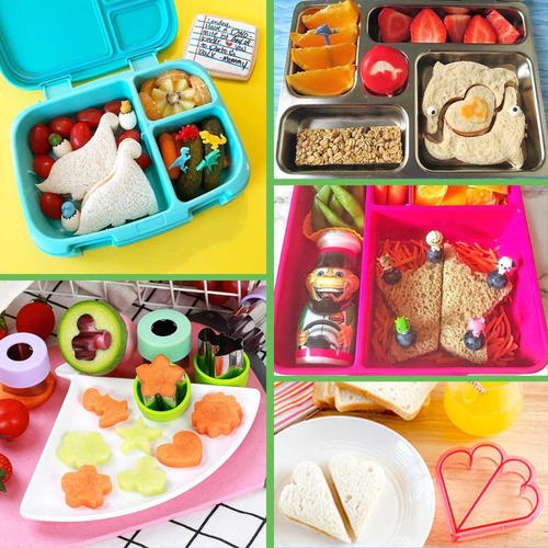 Yiyi Conjunto Cortador Sanduíche Frutas Infantil 28 - Imagem 7