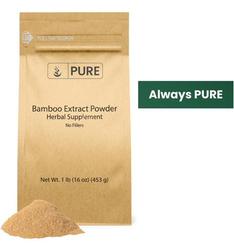 Extrato De Bambu De Ingredientes Originais Puros (1 Lb), Sem - Imagem 2
