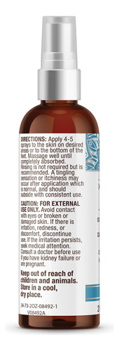 Spray De Óleo De Magnésio Gurunanda (2 Fl Oz), Spray Tópico - Imagem 7
