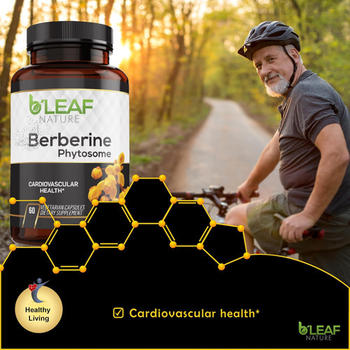 Bleaf Natures Berberine Phytosome Vegetarian Capsules - Ab - Imagem 3