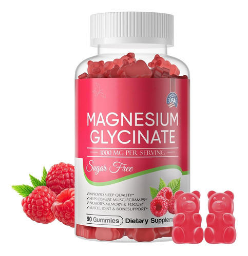 Gummies De Glicinato De Magnésio 700mg, Glicinato De Magnési