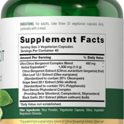 Carlyle Cítrico Bergamota | Complexo 1500mg | 120 Cápsulas |