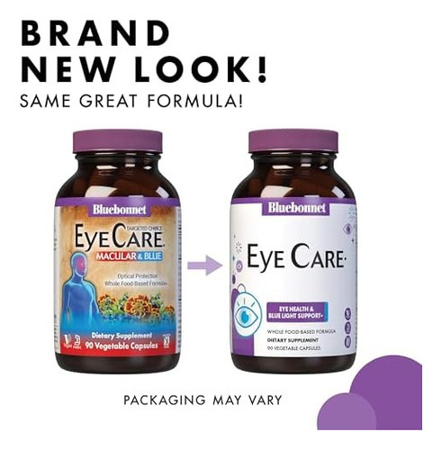 Bluebonnet Nutrition Eye Care Macular & Blue, Eye Health & B - Imagem 2