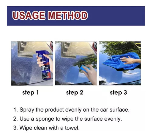 2 Peças De Spray De Polimento De Cera De Carro De Cerâmica S - Imagem 7