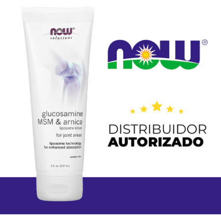 Loção Glucosamina, Msm Arnica Now Foods 237ml Importado - Imagem 5