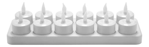 Velas Elétricas Led Recarregáveis, Chá Cintilante Sem Chama