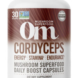 Om Mushroom Superfood Cordyceps Mushroom Capsules Suplemento