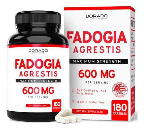 Extrato De Fadogia Agrestis 600mg - (180 Cápsulas) - [força