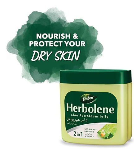 Dabur Herbolene Aloe Vera Gel Petroleum Jelly - Aprimorado C - Imagem 2