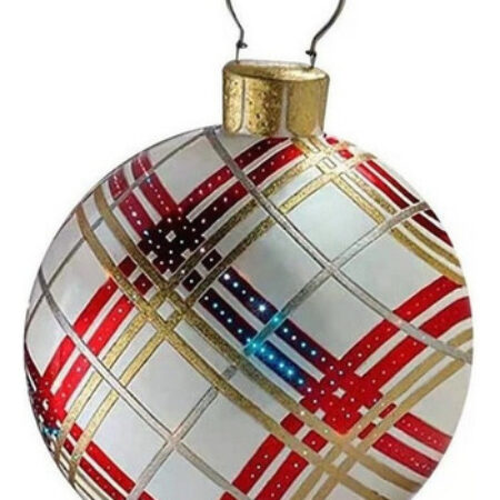 Bola Inflável Gigante Da Decoração Do Pvc Do Natal 60cm - Imagem 9