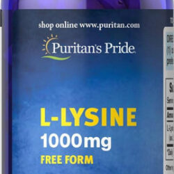 Puritans Pride L-lisina 1000 Mg-60 Cápsulas