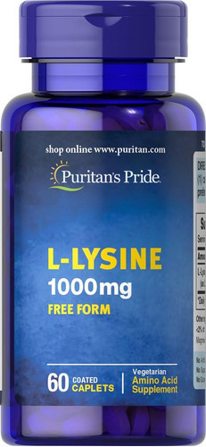 Puritans Pride L-lisina 1000 Mg-60 Cápsulas