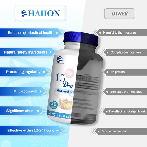 Haiion 15 Dias Cleanse E Suporte Do Cólon - Pastillas De 15 - Imagem 5