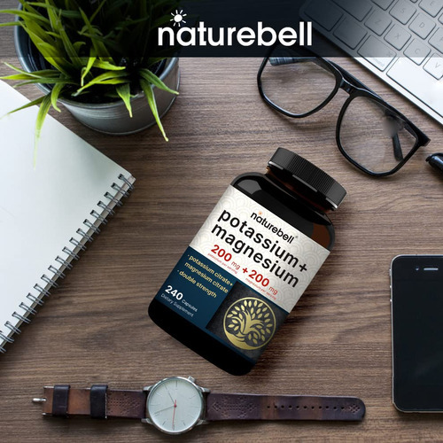 Suplemento Naturebell Potássio 200 Mg + Magnésio 200 Mg 240 - Imagem 7