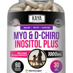 Kaya Naturals Myo & D-chiro Inositol Plus Suporte Para Mulhe