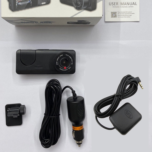 Dash Cam: Gravador De Vídeo Automotivo Multilíngue, Grande A - Imagem 3