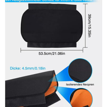 Capa De Proteção De Bateria De Bicicleta Elétrica, Proteção - Imagem 3