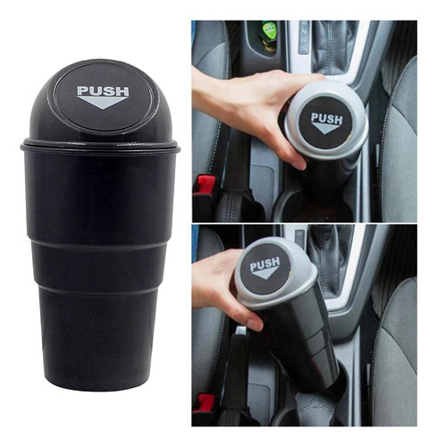 Suporte De Copo Automotivo Para Veículos, Lata De Lixo Peque - Imagem 6